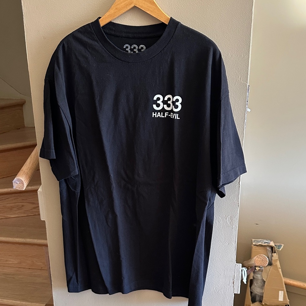 Authentic 333 half evil Black Men's T-Shirt